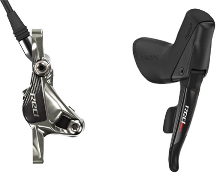 RED HRD Shift/Brake Lever with Disc Brake Caliper - Post Mount