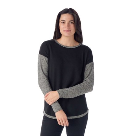 Shadow Pine Colorblock Crew Sweater - Women's