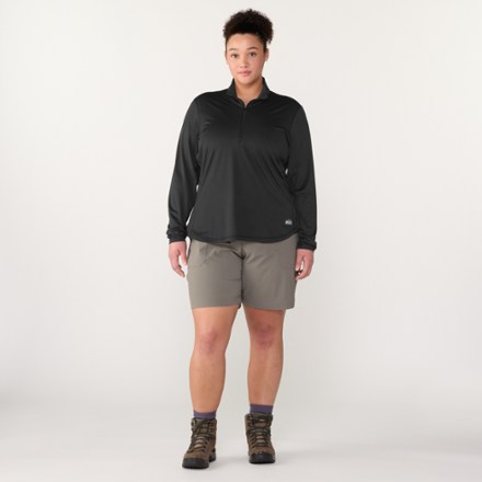 Lightweight Half-Zip Base Layer Top - Women's