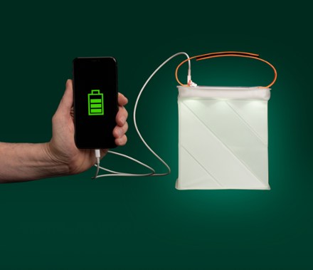 Max Quick Inflate Solar Lantern with Phone Charger