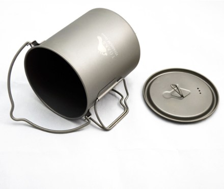 Titanium 750ml Pot with Bail Handle