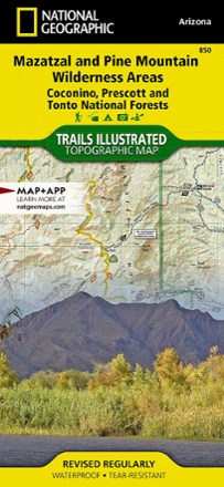 Mazatzal and Pine Mountain Wilderness Areas Topographic Map