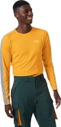 LIFA Active Stripe Crew Base Layer Top - Men's