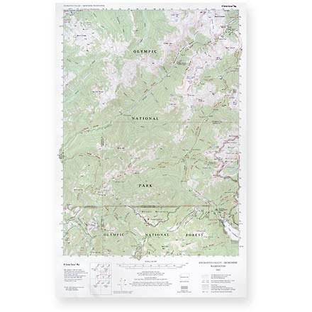 Enchanted Valley - Skokomish Map