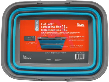 Flat Pack Collapsible Sink - 16 Liters