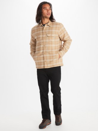 Ridgefield Heavyweight Sherpa-Lined Flannel Shirt Jacket - Men's