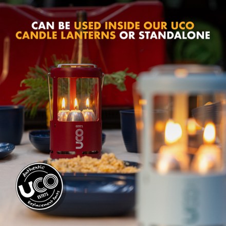 Candle Lantern Beeswax Candles - Package of 3