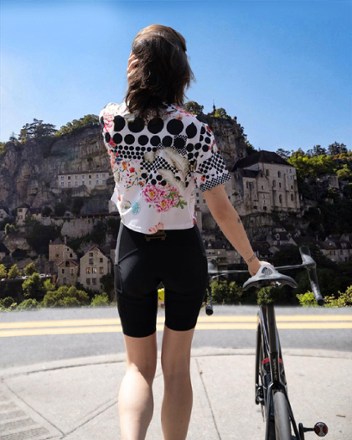 Crop Top Cycling Jersey - Women's