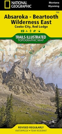 Absaroka-Beartooth Wilderness East Map