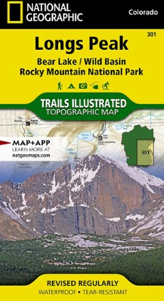 Longs Peak Trail Map