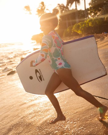 Mini Long-Sleeve One-Piece Swimsuit - Kids'