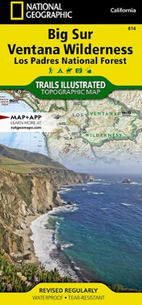 Big Sur / Ventana Wilderness Topographic Map