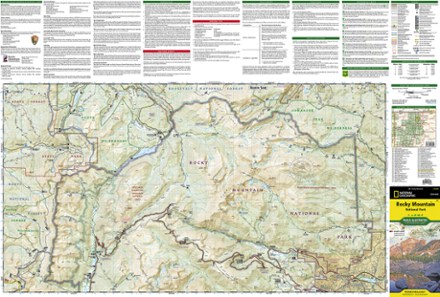 Rocky Mountain National Park Trail Map