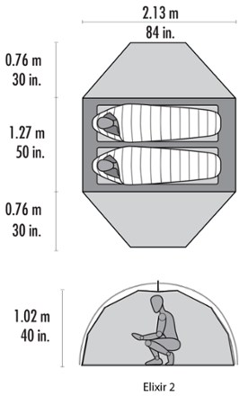 Elixir 2 Tent with Footprint