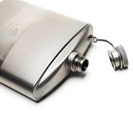 Titanium Flat Flask Set