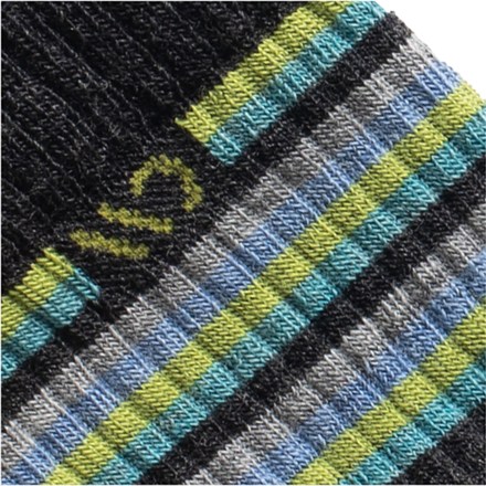 Multi Stripe Cushioned Micro Crew Socks - Women's