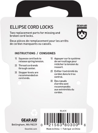 Ellipse Toggle Cord Locks