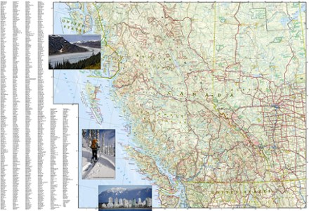 Canada West Adventure Travel Map