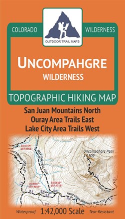 Colorado Uncompahgre Wilderness Map