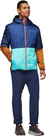 Teca Calido Hooded Print Insulated Jacket - Men's