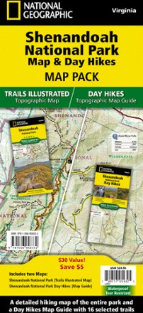 Shenandoah National Park Map & Day Hikes Map Pack