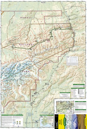 Denali National Park and Preserve Trail Map