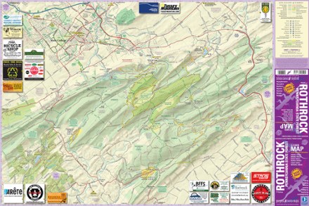 Rothrock Pennsylvania State Forest Map - 7th Edition