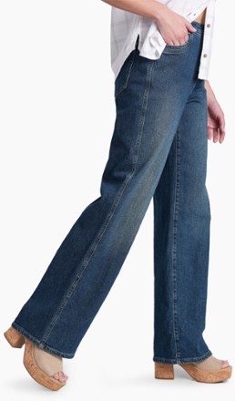 Kontour Rigid Wide-Leg Denim Pants - Women's