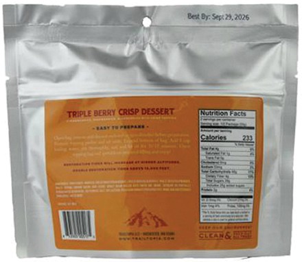 Triple Berry Crisp - 2 Servings