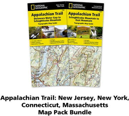 Appalachian Trail Map Pack: New Jersey, New York, Connecticut, Massachusetts