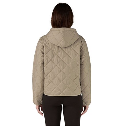 Diamond Quilted Bomber Insulated Hoody - Women's