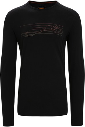 200 Oasis Long-Sleeve Crewe Last Run Base Layer Top - Men's