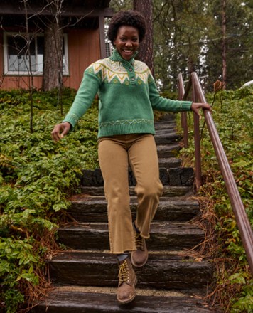 Moss Point Henley Sweater - Women's