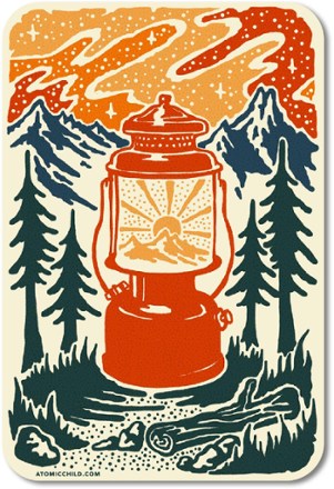 Lantern Scene Sticker