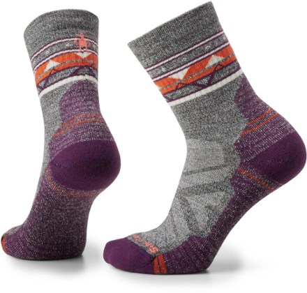 Hike Light Cushion Zig Zag Valley Mid Crew Socks - Women's