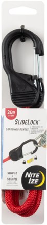 SlideLock Carabiner Bungee Cord