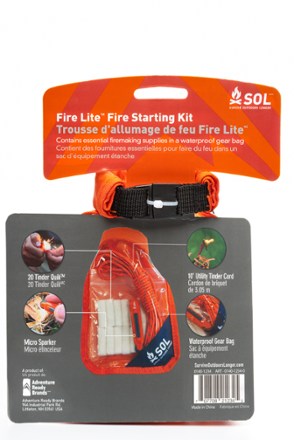 Fire Lite Fire-Starting Kit in Dry Bag