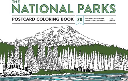 National Parks Postcard Coloring Book