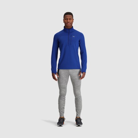 Vigor Grid Fleece Half-Zip Pullover - Men's