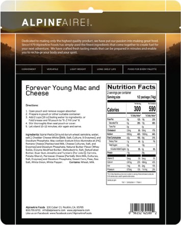 Forever Young Mac And Cheese - 2 Servings