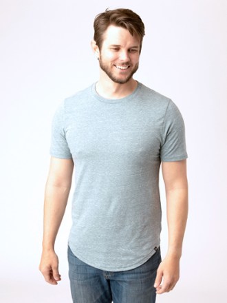 Triblend Contrast Stitch Crew T-Shirt - Men's