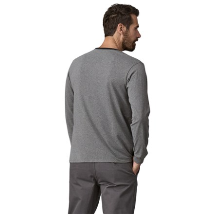 Long-Sleeve Shop Sticker Pocket Responsibili-Tee Shirt