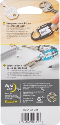 IdentiKey SlideLock Dual Carabiners - Package of 2