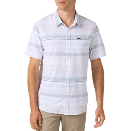 TRVLR UPF Traverse Stripe Relaxed-Fit Shirt - Men's