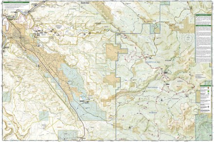 Moab Area East - Dewey Bridge, Sand Flats Map