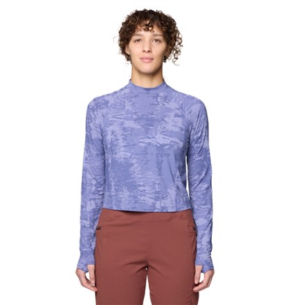 Crater Lake Long-Sleeve Crop Top - Women's
