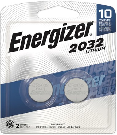 CR2032 3V Coin Cell Lithium Batteries - Package of 2