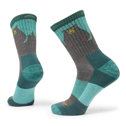 Bear Town Micro Crew Socks - Women's