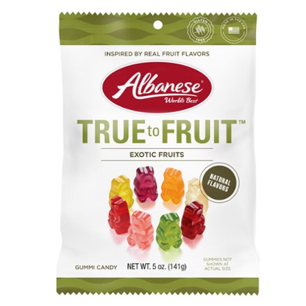 True to Fruit Exotic Fruits Gummi Candy