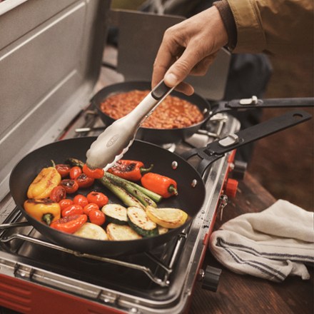 Outdoor Carbon Steel Fry Pan with Removable Handle - 10"